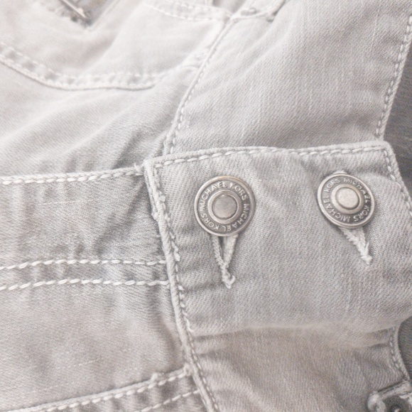 Michael kors gray zippered jeans size 6 - Picture 8 of 8
